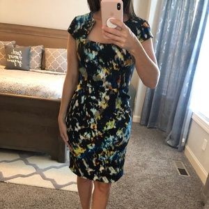 Nine West Form Fitting Midi Dress